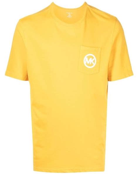 michael kors woodblock yellow|michael kors yellow shirt.